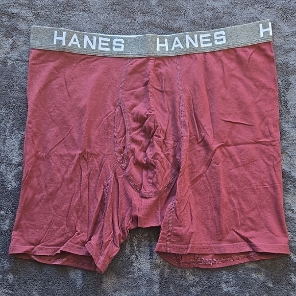 Hanes Other - Hanes Maroon Boxer Briefs